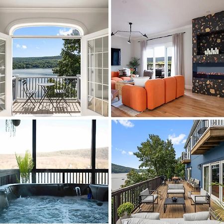 Lakeview House - Hot Tub - Firepit - Stunning Views - Spacious Deck - Cozy Living Room - Bar Greenwood Lake Exterior photo